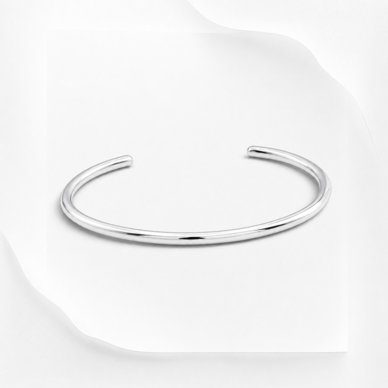 silver bar bracelet
