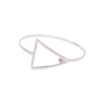"My Strass", Γυναικείο ασημένιο βραχιόλι - Triangle WW