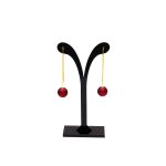 "Cherries" Women's Silver Earrings - GR