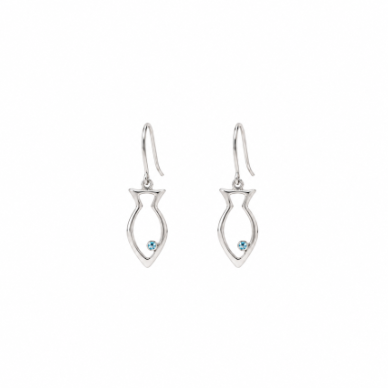 little fish earrings w