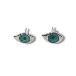 "Theo" Women's silver earrings WG - Image 2