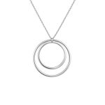 "Be simple" Women's Necklace - 2 Circle WW