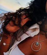 "Through my eyes" Women's silver necklace WB - Image 3