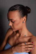 "Theo" Women's silver earrings - WB - Image 3