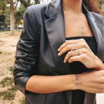 "My Strass", Γυναικείο ασημένιο βραχιόλι - Circle WB - Image 2