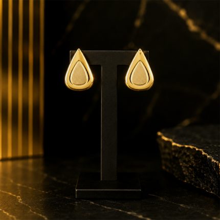 aurea earrings brass