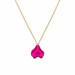 FUCHSIA PETAL NECKLACE
