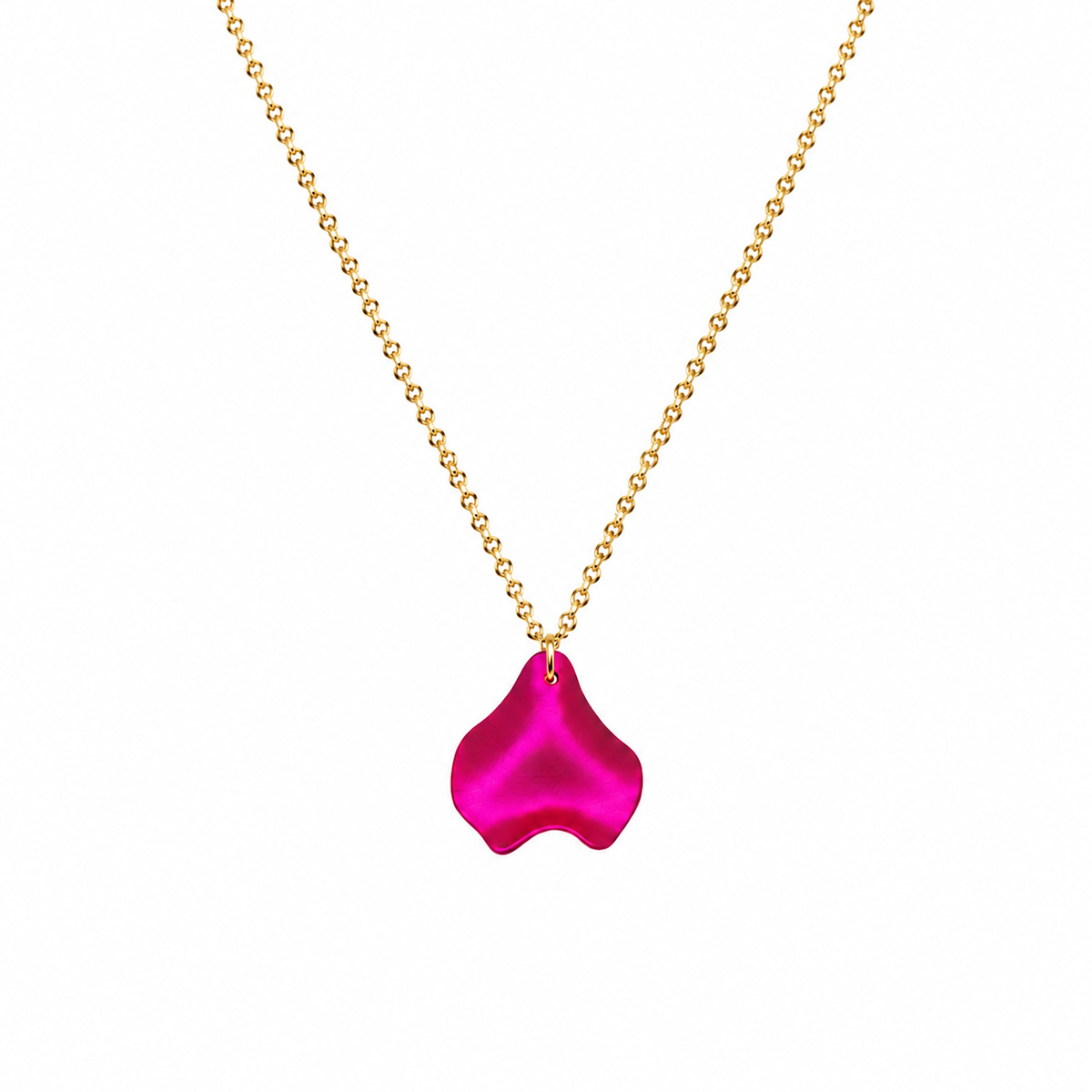N_IONE_FUCHSIA FUCHSIA PETAL NECKLACE